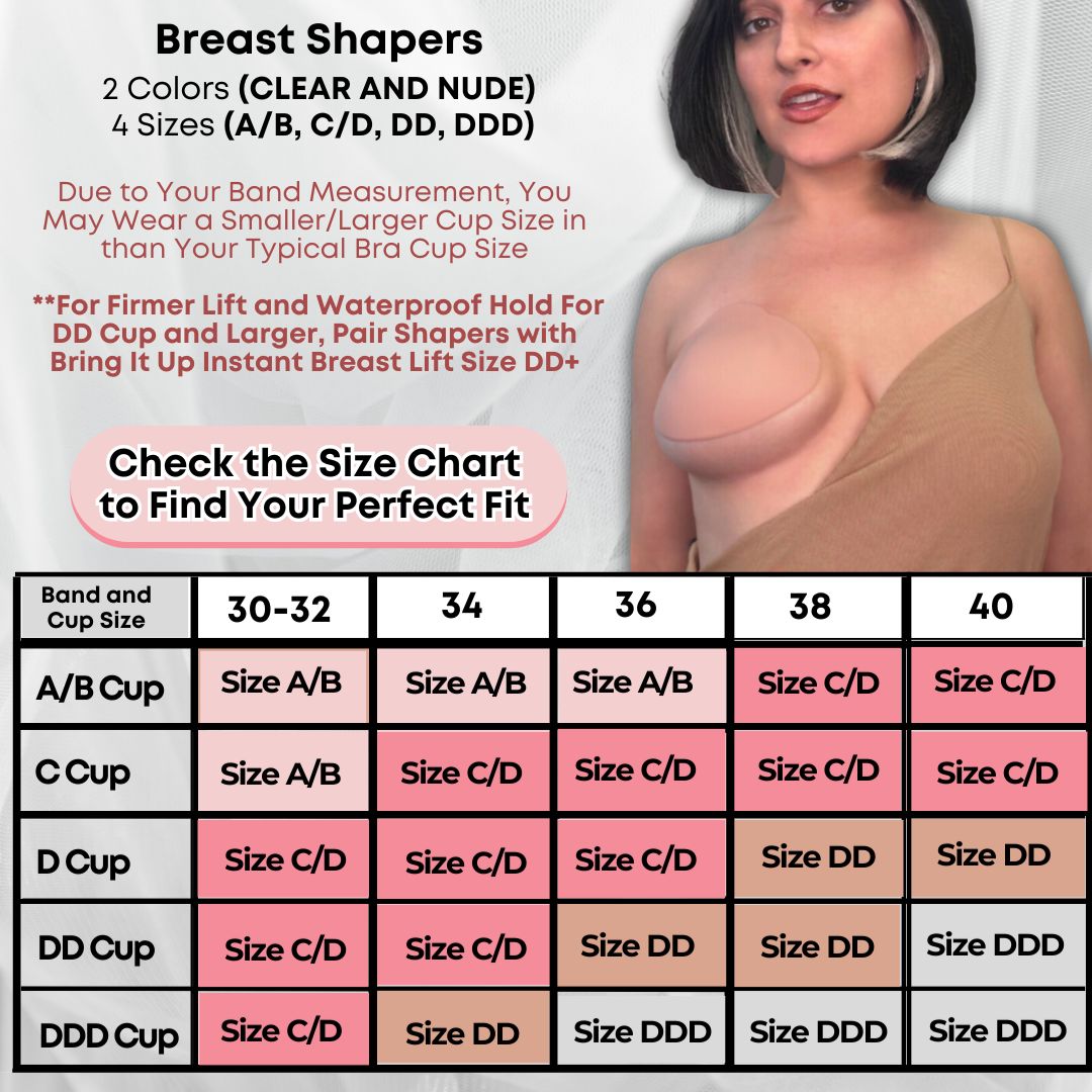 Breast Shapers™ Nude – Comfortable Lift in A/B & C/D Sizes