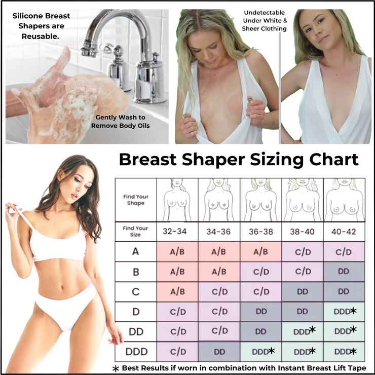 Breast Shapers™ Nude DD and DDD