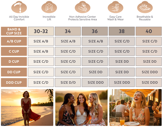 cakes nipple covers size chart