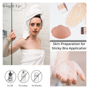 Skin Preparation for Sticky Bra Applicator graphic